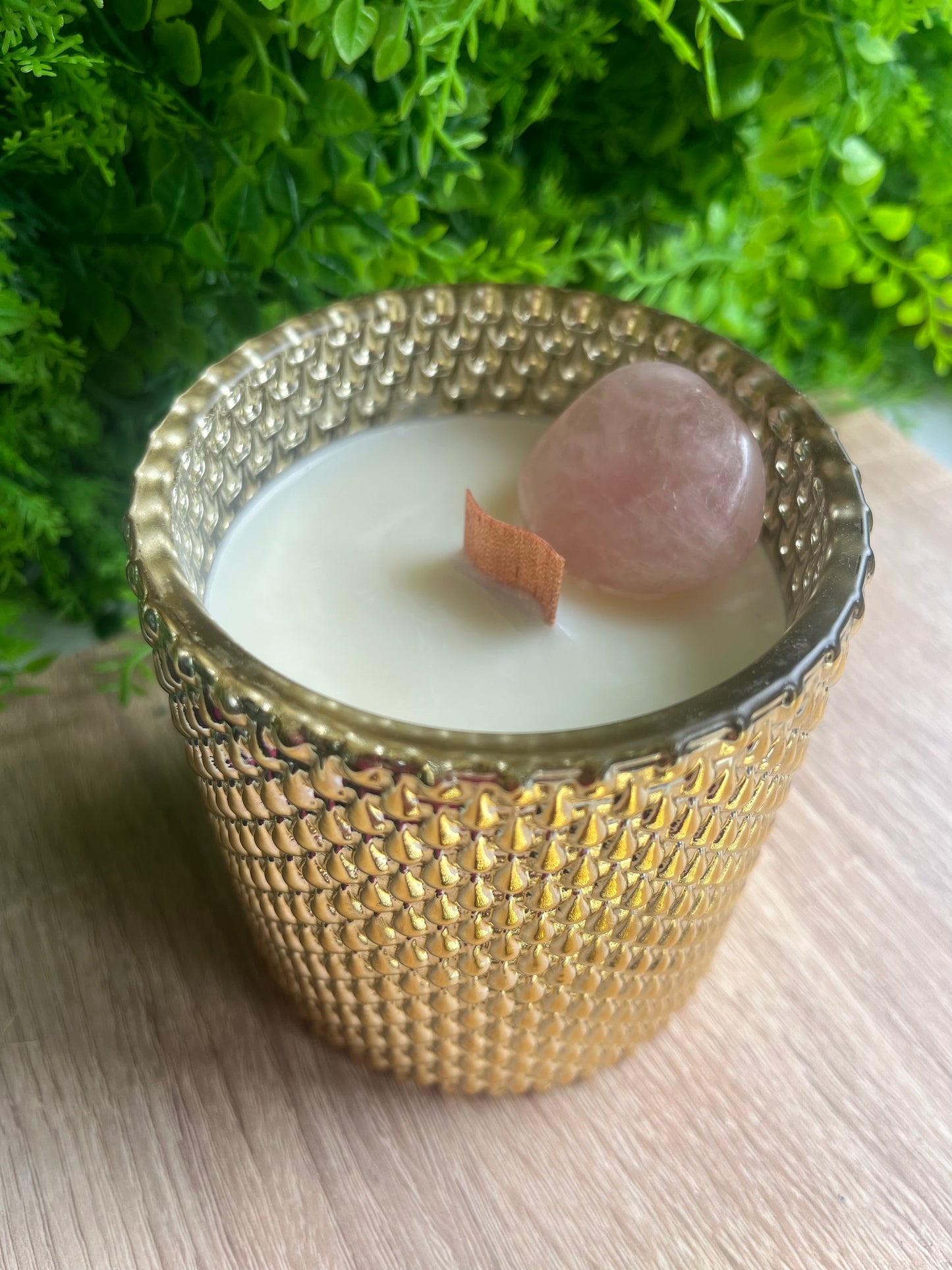 Rose Quartz candle Ylang Ylang