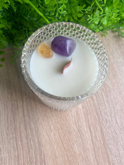 Amethyst citrine candle Freezer