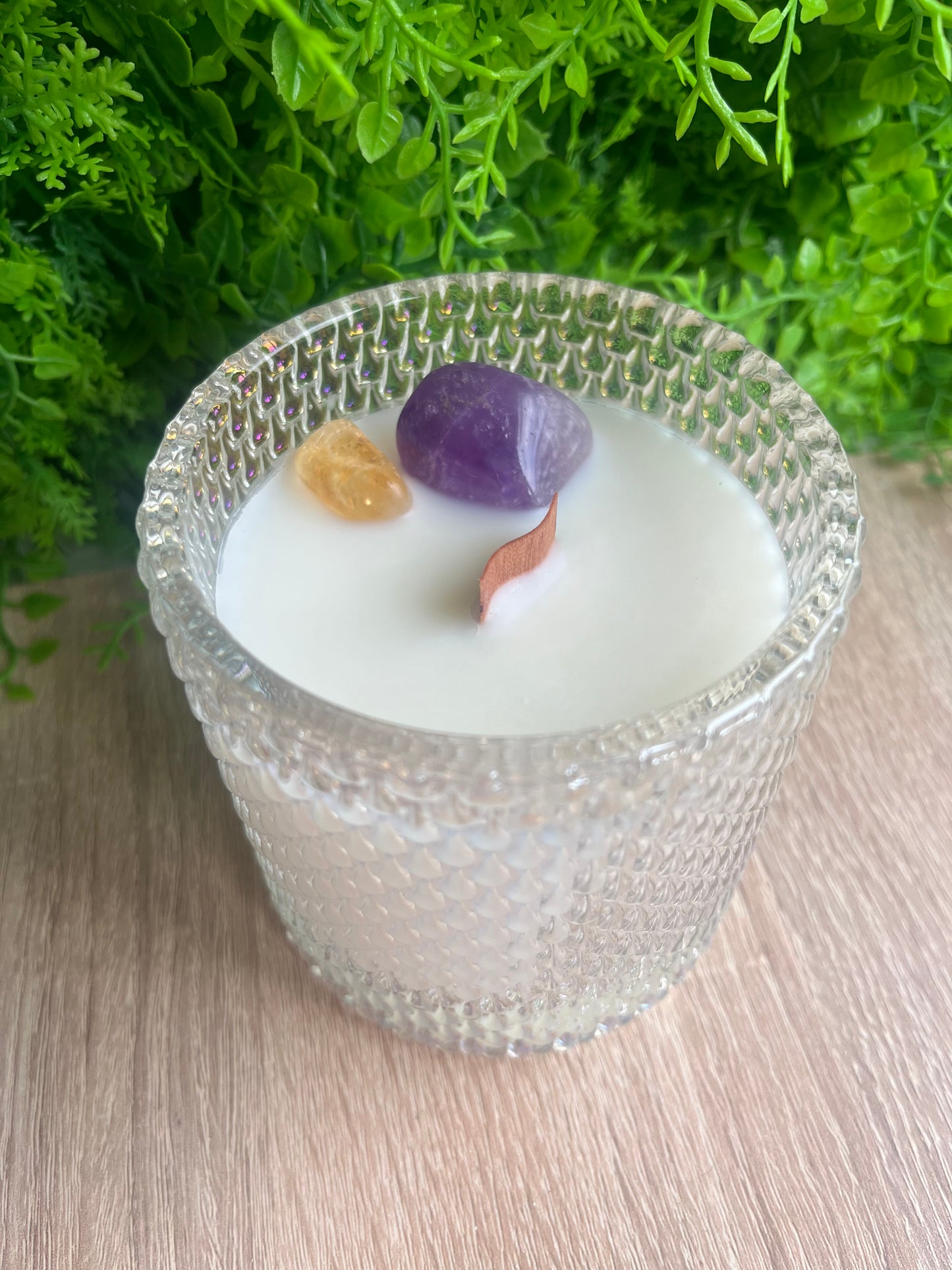 Amethyst citrine candle Freezer